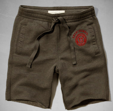 Abercrombie Fitch Hombres Vellón Patalón Corto AF7762